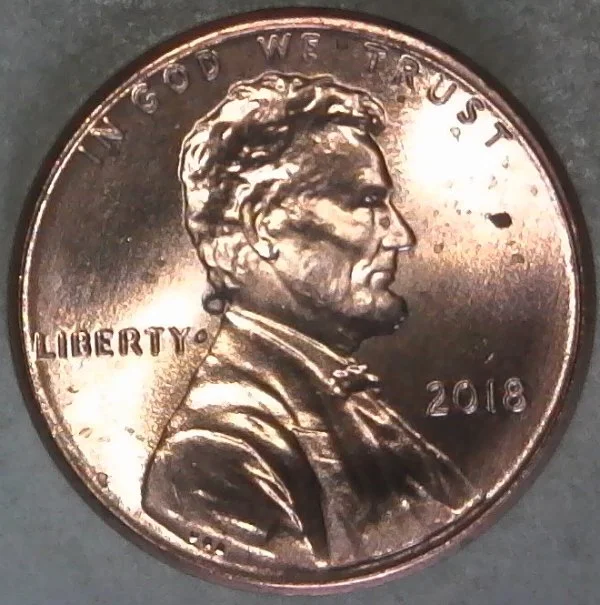 2018--P-Lincoln-Shield-Cent-With-Struck-Through-Error